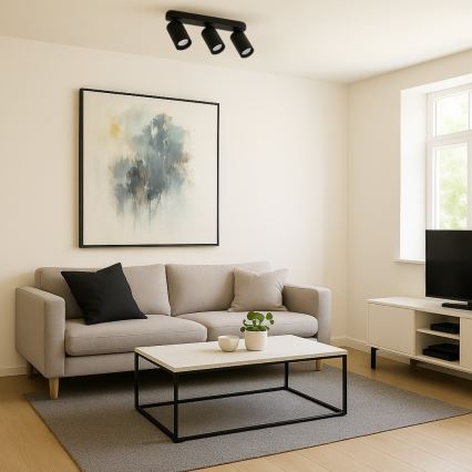 Rabalux - Spot svetiljka 3xGU10/7W/230V crna