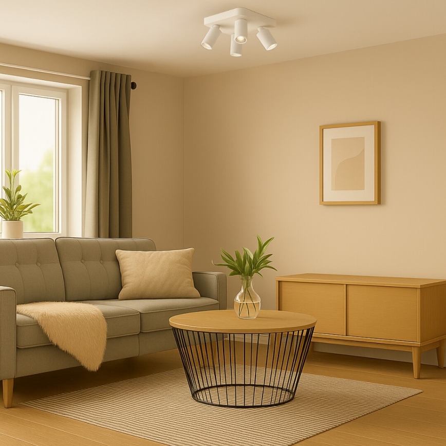 Rabalux - Spot svetiljka 4xGU10/7W/230V bela