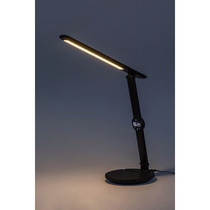 Rabalux - LED prigušiva dodirna stona lampa sa displejom LED/9W/230V 3000/4000/6500K