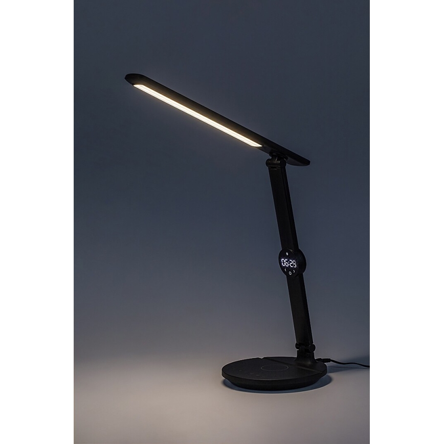 Rabalux - LED prigušiva dodirna stona lampa sa displejom LED/9W/230V 3000/4000/6500K