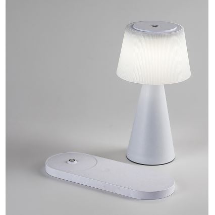 Rabalux - LED prigušiva punjiva stona lampa sa bežičnim punjenjem LED/5W/5V 3000/4000/5000K