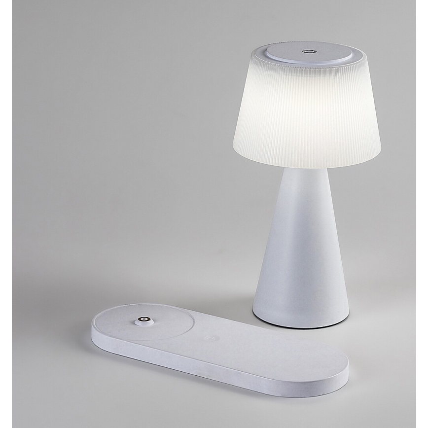 Rabalux - LED prigušiva punjiva stona lampa sa bežičnim punjenjem LED/5W/5V 3000/4000/5000K