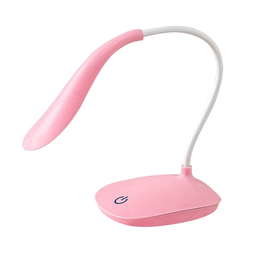 Rabalux - prigušiva, fleksibilna stona LED lampa, LED/2W/5V, ružičasta
