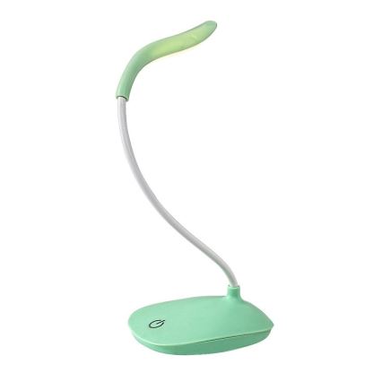 Rabalux - LED prigušiva fleksibilna stona lampa LED/2W/5V zelena