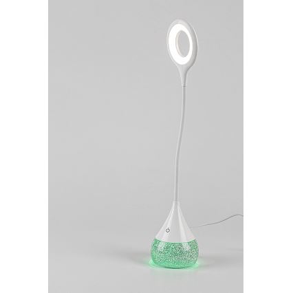 Rabalux - LED RGB prigušiva stona lampa LED/4W/230V bela