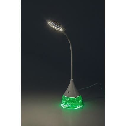 Rabalux - LED RGB prigušiva stona lampa LED/4W/230V bela