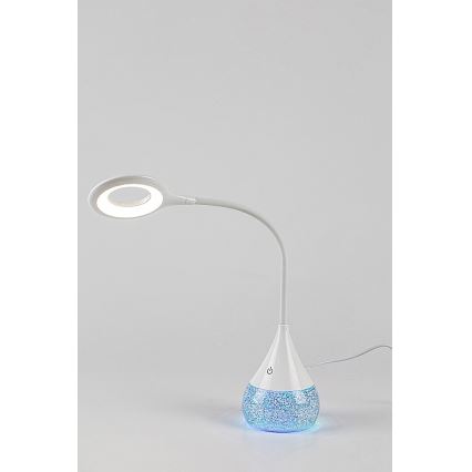Rabalux - LED RGB prigušiva stona lampa LED/4W/230V bela