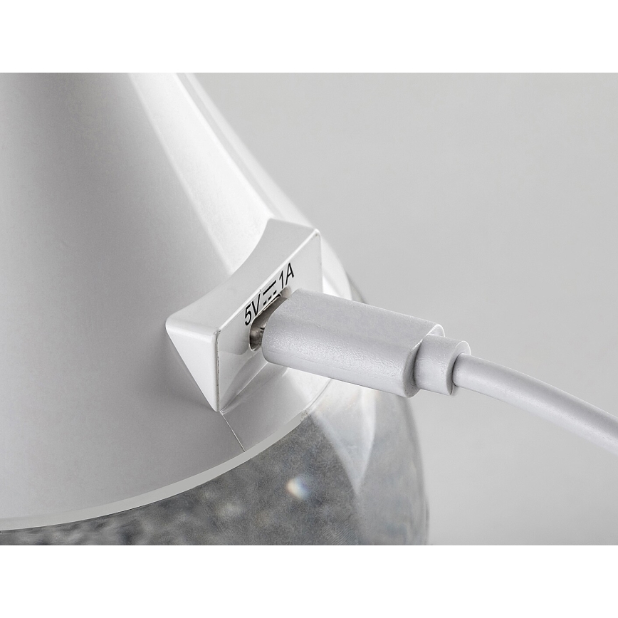 Rabalux - LED RGB prigušiva stona lampa LED/4W/230V bela