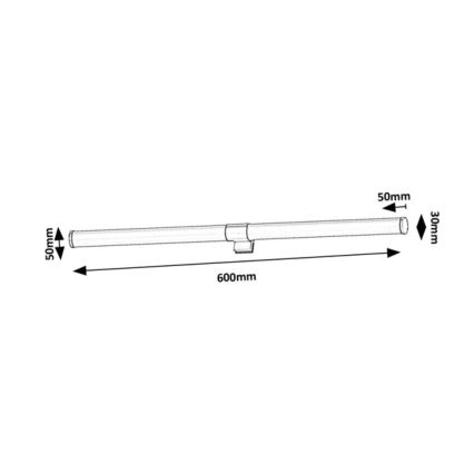 Rabalux - LED osvetljenje za ogledalo u kupatilu LED/8W/230V IP44 60 cm
