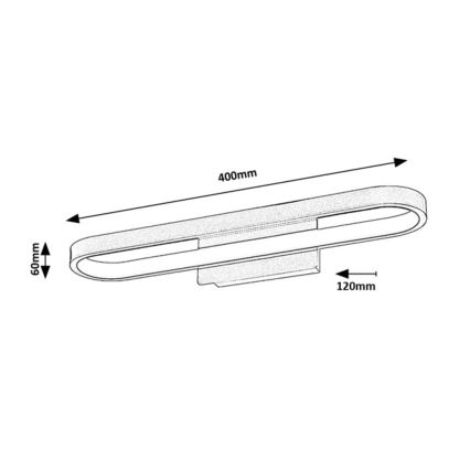 Rabalux - LED osvetljenje za kupatilsko ogledalo, 15W/230V IP44, 40 cm