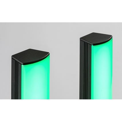 Rabalux - KOMPLET 2x LED RGB prigušiva stona lampa PACO LED/5W/5V + daljinski upravljač