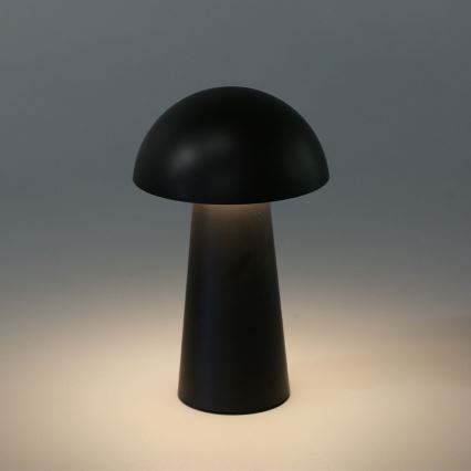 Rabalux - LED prigušiva dodirna punjiva spoljašnja lampa LED/1,5W/5V IP44 1200 mAh USB crna
