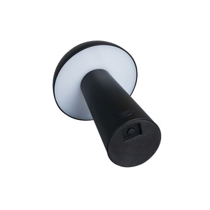 Rabalux - LED prigušiva dodirna punjiva spoljašnja lampa LED/1,5W/5V IP44 1200 mAh USB crna