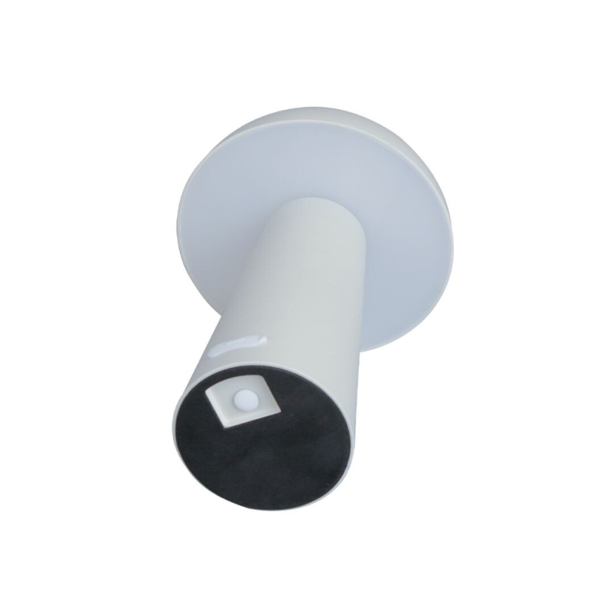Rabalux - LED prigušiva dodirna punjiva spoljašnja lampa LED/1,5W/5V IP44 1200 mAh USB bela