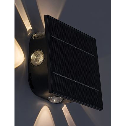 Rabalux - LED prigušiva solarna zidna svetiljka LED/0,5W/3,7V 3000K/6000K IP54 1300 mAh