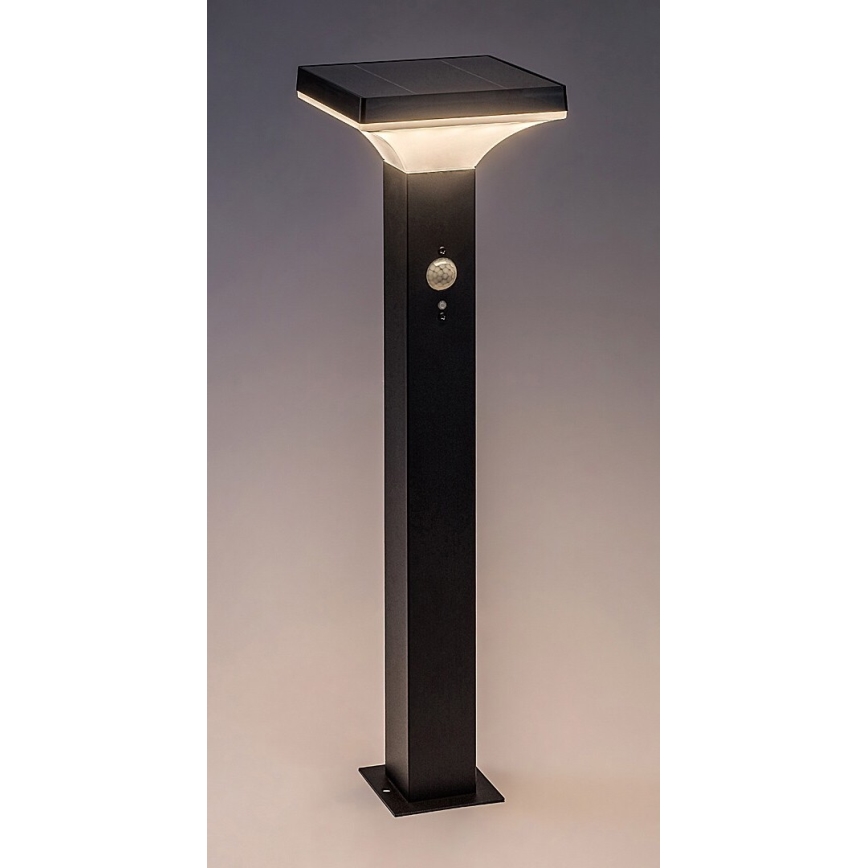 Rabalux - LED solarna lampa sa senzorom LED/4W/3,7V IP44 crna 2200 mAh