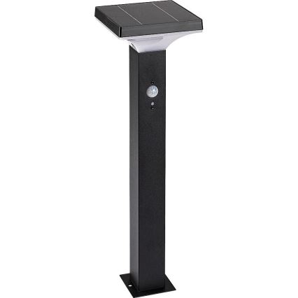 Rabalux - LED solarna lampa sa senzorom LED/4W/3,7V IP44 crna 2200 mAh