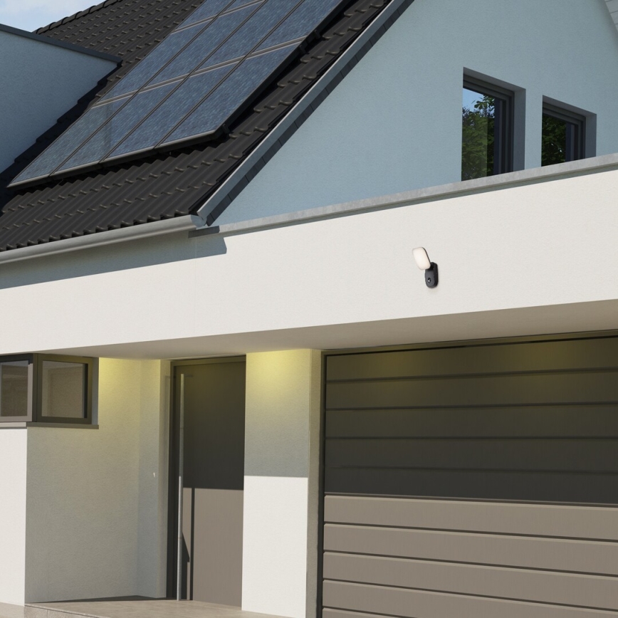 Rabalux - LED spoljašnja zidna fleksibilna svetiljka sa senzorom LED/12W/230V IP44