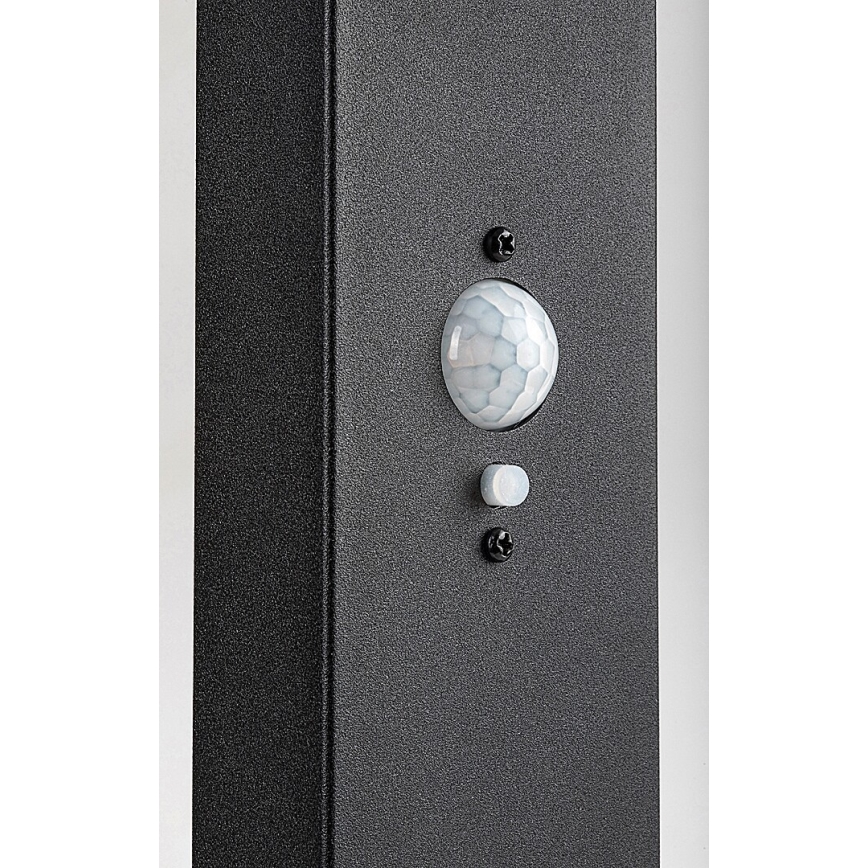 Rabalux - LED prigušiva solarna spoljna lampa sa senzorom LED/4,4W/3,7V IP54 antracit 2200 mAh