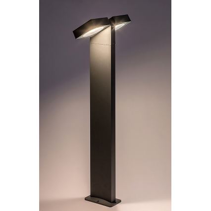 Rabalux - fleksibilna LED spoljašnja lampa 2xLED/7W/230V IP54 antracitna