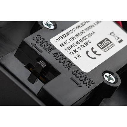 Rabalux - spoljno zidno LED svetlo sa senzorom LED/9W/230V 2700/4000/6500K IP54 crna