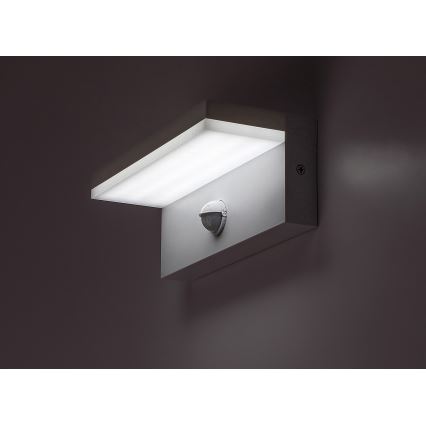 Rabalux - LED spoljašnje zidno svetlo sa senzorom LED/9W/230V 2700/4000/6500K IP54 belo