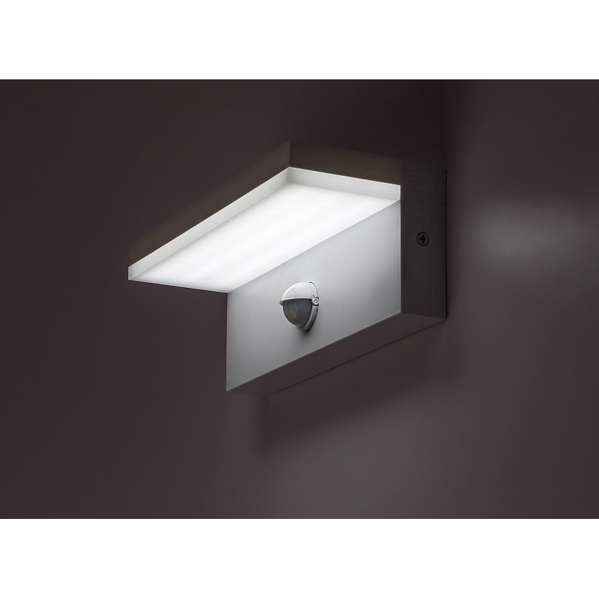 Rabalux - LED spoljašnje zidno svetlo sa senzorom LED/9W/230V 2700/4000/6500K IP54 belo