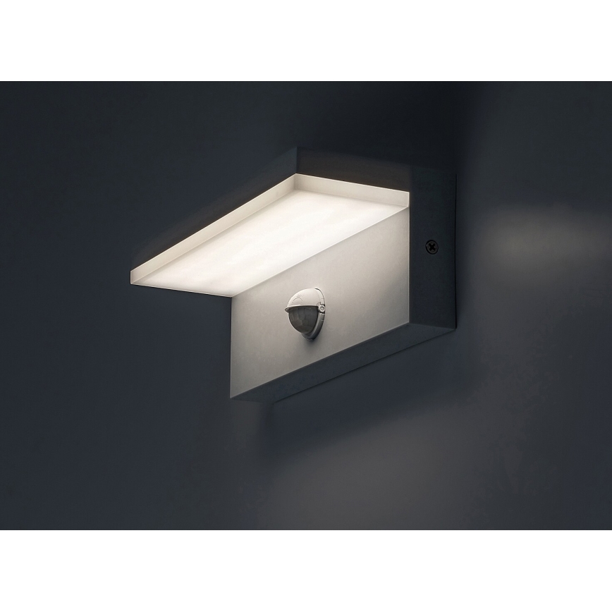 Rabalux - LED spoljašnje zidno svetlo sa senzorom LED/9W/230V 2700/4000/6500K IP54 belo