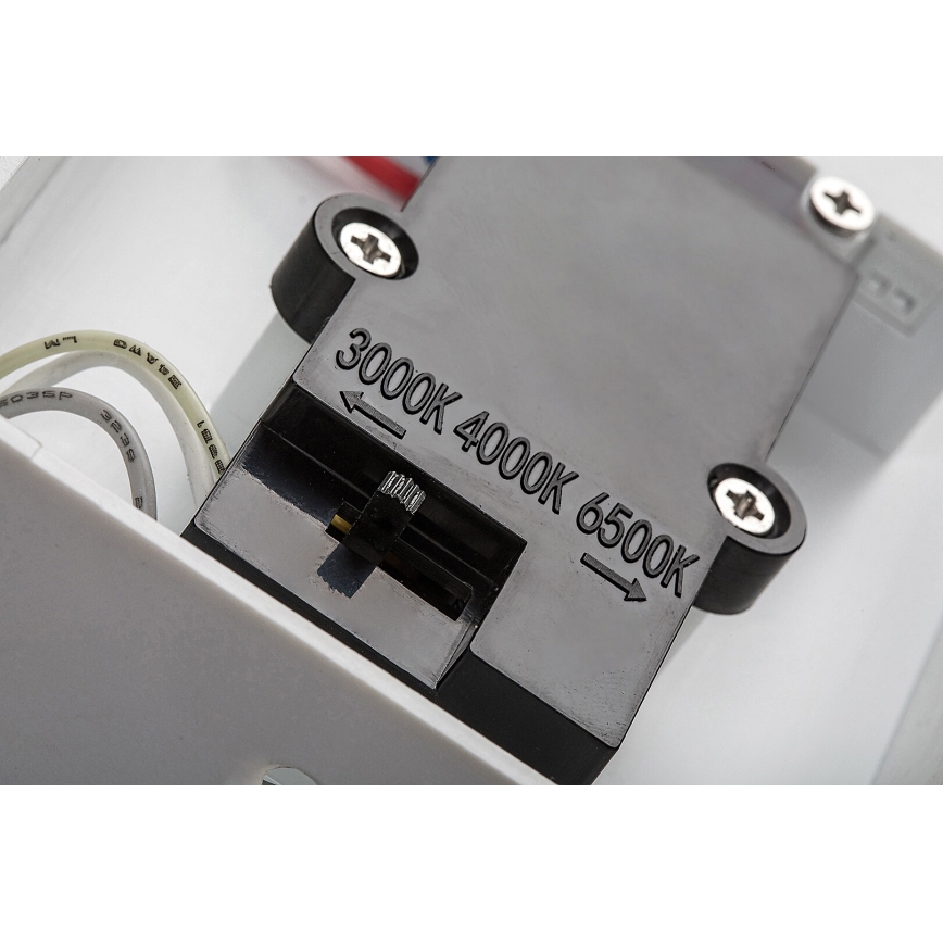 Rabalux - LED spoljašnje zidno svetlo sa senzorom LED/9W/230V 2700/4000/6500K IP54 belo