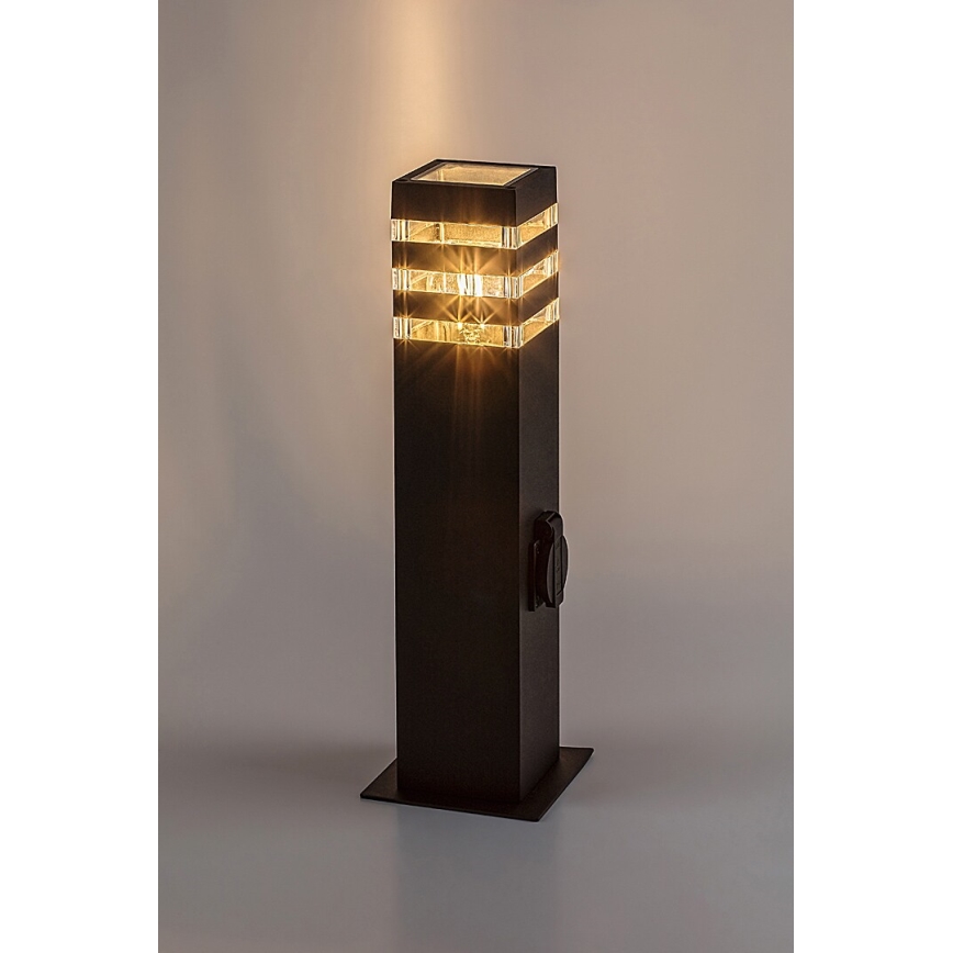 Rabalux - Spoljašnja lampa sa utičnicom 1xE27/12W/230V IP44