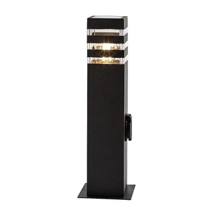 Rabalux - Spoljašnja lampa sa utičnicom 1xE27/12W/230V IP44