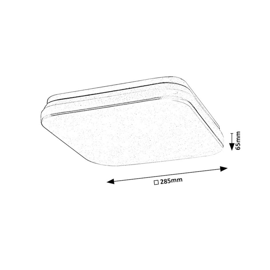 Rabalux - LED kupatilsko stropno svetlo sa senzorom LED/18W/230V 4000K IP44