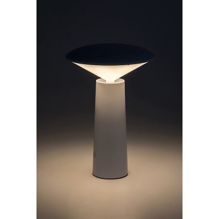 Rabalux - LED punjiva dodirna stona lampa POLPERRO LED/3W/3,7V 1200mAh, bela, sa prigušiva