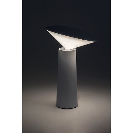 Rabalux - LED punjiva dodirna stona lampa POLPERRO LED/3W/3,7V 1200mAh, bela, sa prigušiva