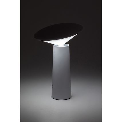 Rabalux - LED punjiva dodirna stona lampa POLPERRO LED/3W/3,7V 1200mAh, bela, sa prigušiva