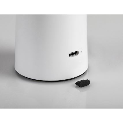 Rabalux - LED punjiva dodirna stona lampa POLPERRO LED/3W/3,7V 1200mAh, bela, sa prigušiva