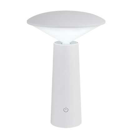 Rabalux - LED punjiva dodirna stona lampa POLPERRO LED/3W/3,7V 1200mAh, bela, sa prigušiva