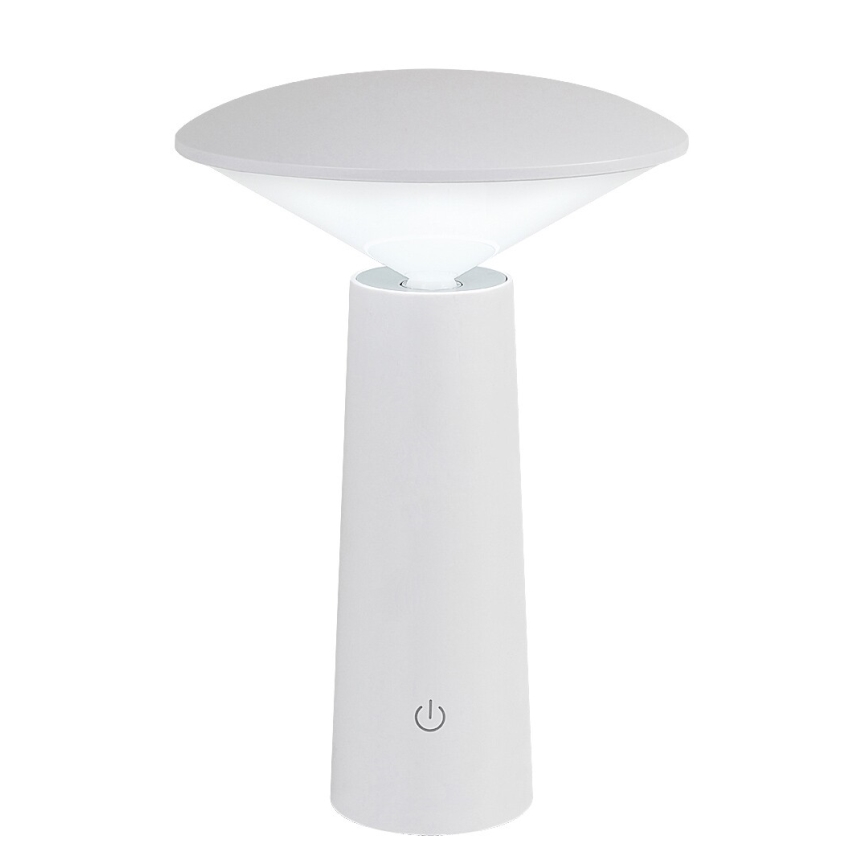 Rabalux - LED punjiva dodirna stona lampa POLPERRO LED/3W/3,7V 1200mAh, bela, sa prigušiva