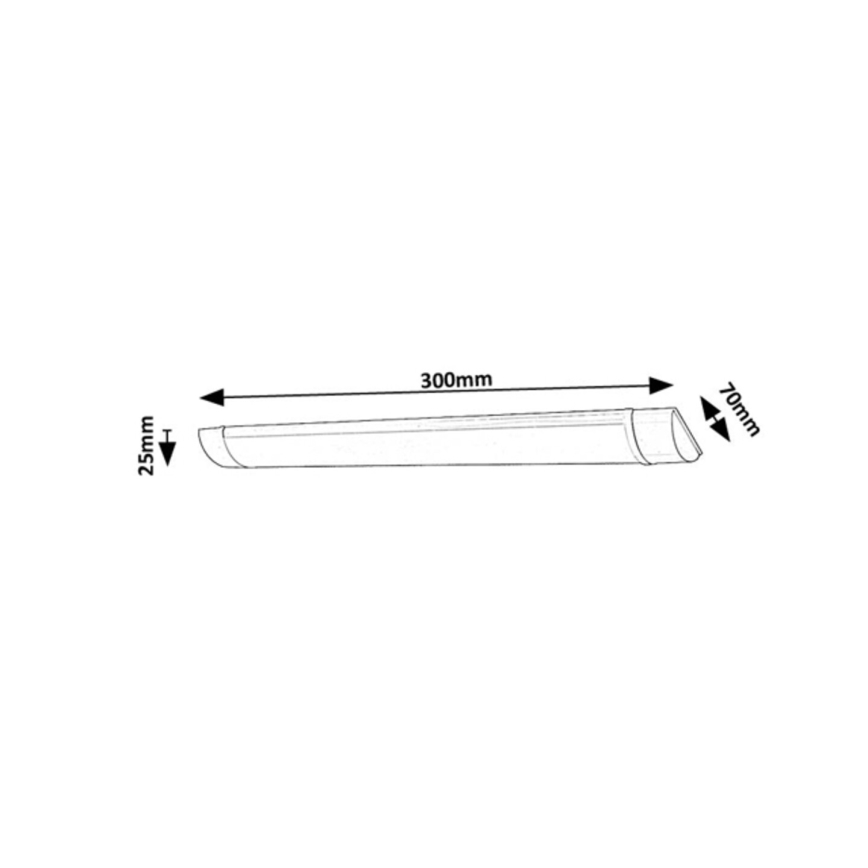Rabalux - LED svetlo za montažu ispod ormara LED/10W/230V 30 cm