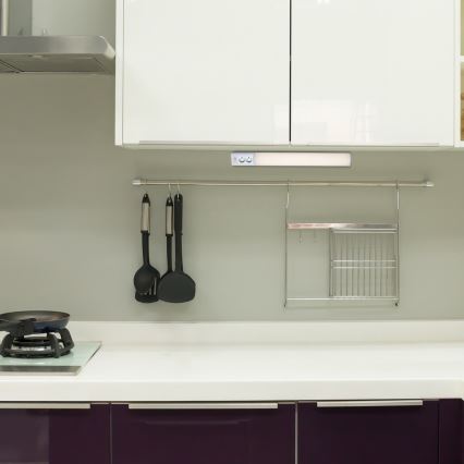 Rabalux - LED svetlo ispod kuhinjskih elemenata sa utičnicama LED/15W/230V 4000K 70 cm belo