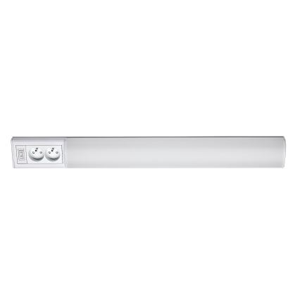 Rabalux - LED svetlo ispod kuhinjskih elemenata sa utičnicama LED/15W/230V 4000K 70 cm belo