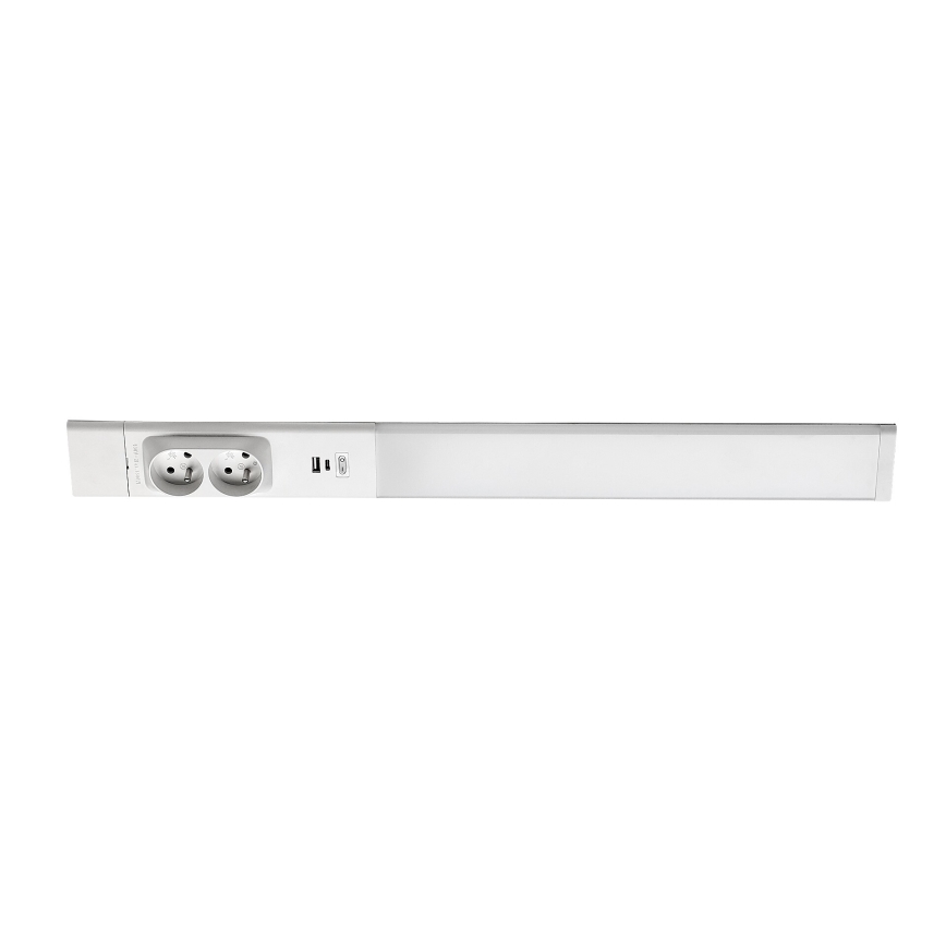 Rabalux - LED svetlo ispod ormarića sa utičnicama LED/18W/230V 4000K 60 cm belo