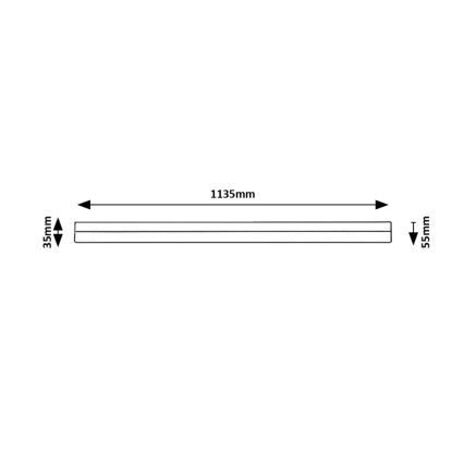 Rabalux - LED podkuhinjsko svetlo LED/24W/230V 4000K 113 cm belo