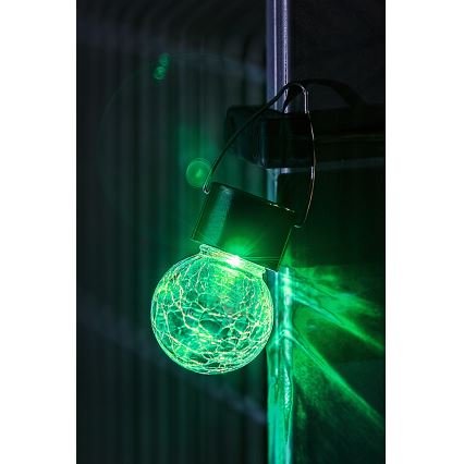 Rabalux - LED RGB spoljna solarna svetiljka sa prekidačem LED/0,06W 60 mAh IP44