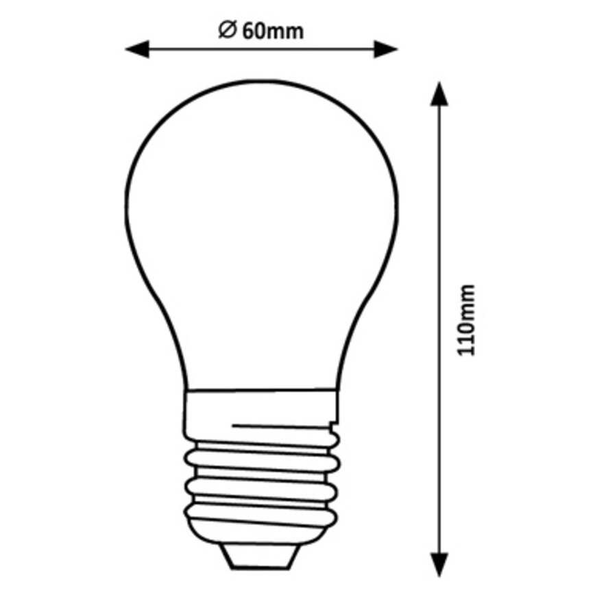 Rabalux - LED sijalica A60 E27/4W/230V 4000K Energetska klasa A