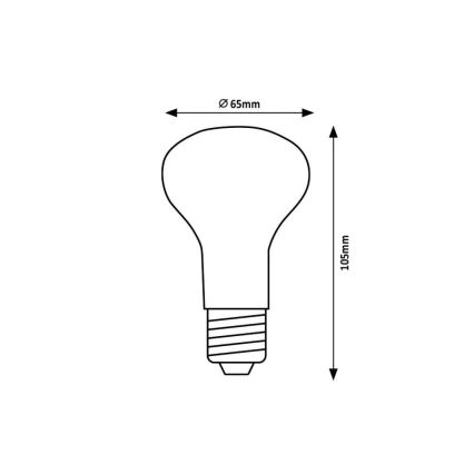 Rabalux - LED sijalica R63 E27/9W/230V 4000K