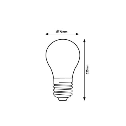 Rabalux - LED sijalica FILAMENT A70 E27/18W/230V 4000K