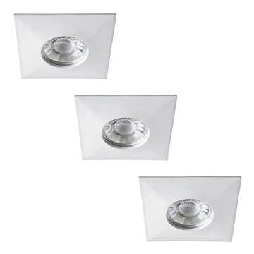 Rabalux - KOMPLET 3xLED ugradnih kupatilskih svetala 1xLED/4W/230V IP44