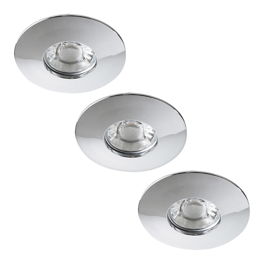 Rabalux - KOMPLET 3xLED ugradnih plafonskih svetala za kupatilo 3xLED/4W/230V IP44