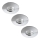 Rabalux - KOMPLET 3xLED ugradnih plafonskih svetala za kupatilo 3xLED/4W/230V IP44